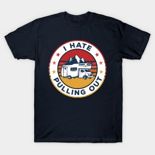 RV Camping Dad Retro Camper T-Shirt